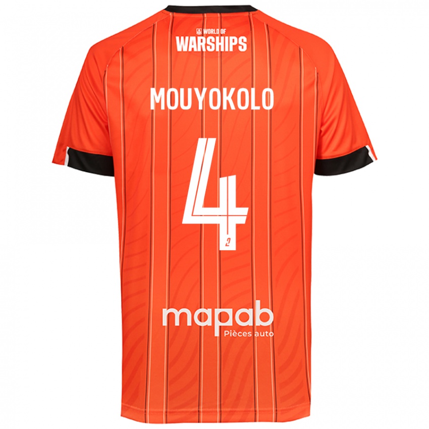 Niño Camiseta Loris Mouyokolo #4 Naranja 1ª Equipación 2024/25 La Camisa Argentina