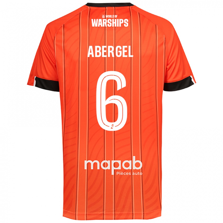 Niño Camiseta Laurent Abergel #6 Naranja 1ª Equipación 2024/25 La Camisa Argentina