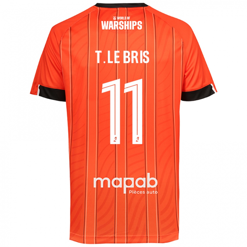 Niño Camiseta Théo Le Bris #11 Naranja 1ª Equipación 2024/25 La Camisa Argentina