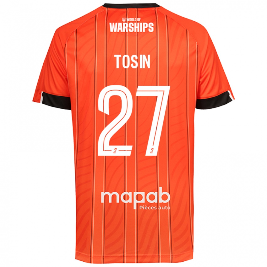 Niño Camiseta Aiyegun Tosin #27 Naranja 1ª Equipación 2024/25 La Camisa Argentina