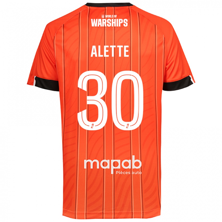 Niño Camiseta Gaël Alette #30 Naranja 1ª Equipación 2024/25 La Camisa Argentina