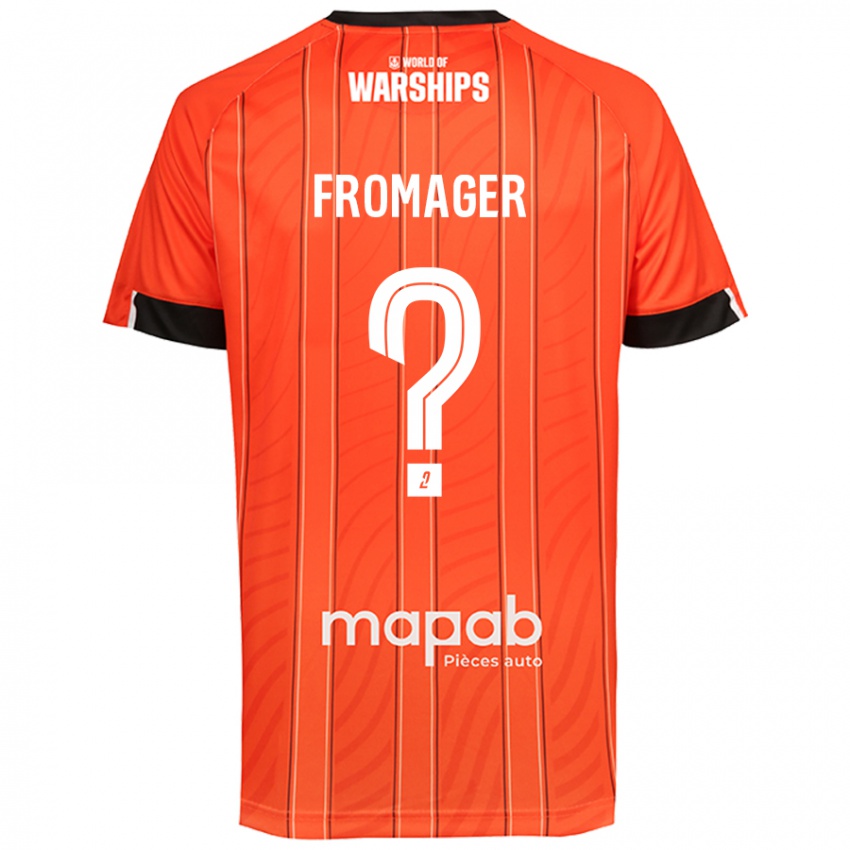 Niño Camiseta Côme Fromager #0 Naranja 1ª Equipación 2024/25 La Camisa Argentina