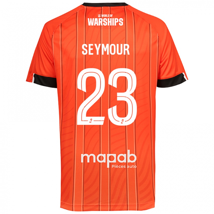 Niño Camiseta Brice Seymour #23 Naranja 1ª Equipación 2024/25 La Camisa Argentina