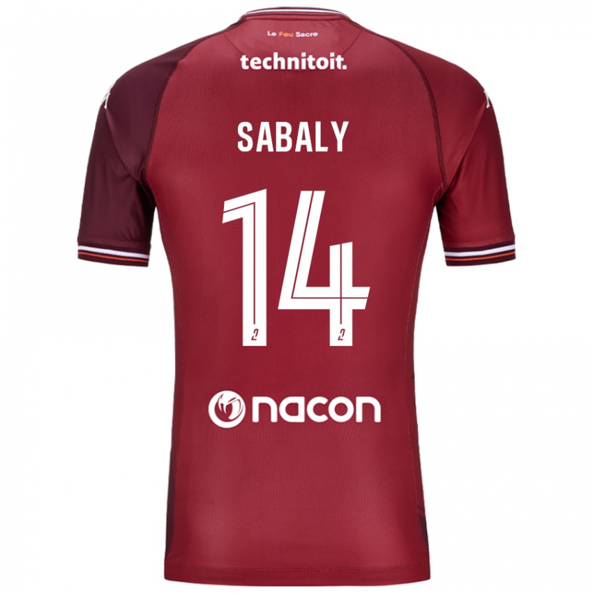 Niño Camiseta Cheikh Sabaly #14 Rojo Granata 1ª Equipación 2024/25 La Camisa Argentina