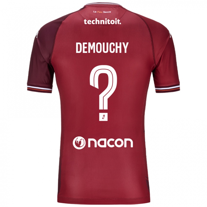 Niño Camiseta Albin Demouchy #0 Rojo Granata 1ª Equipación 2024/25 La Camisa Argentina