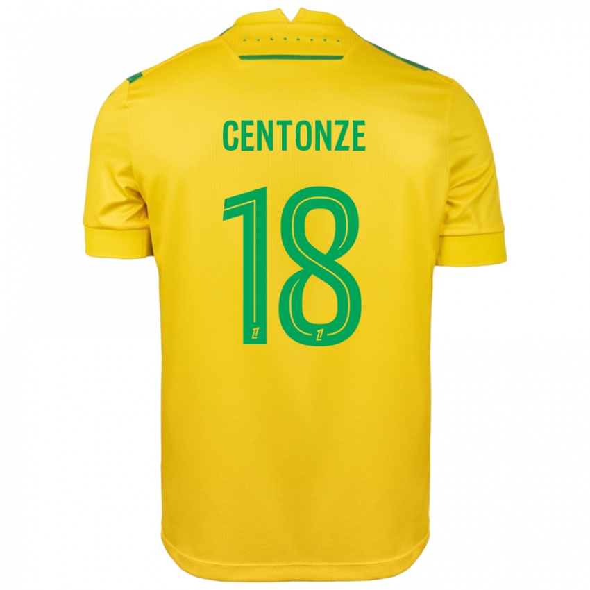 Niño Camiseta Fabien Centonze #18 Amarillo Verde 1ª Equipación 2024/25 La Camisa Argentina