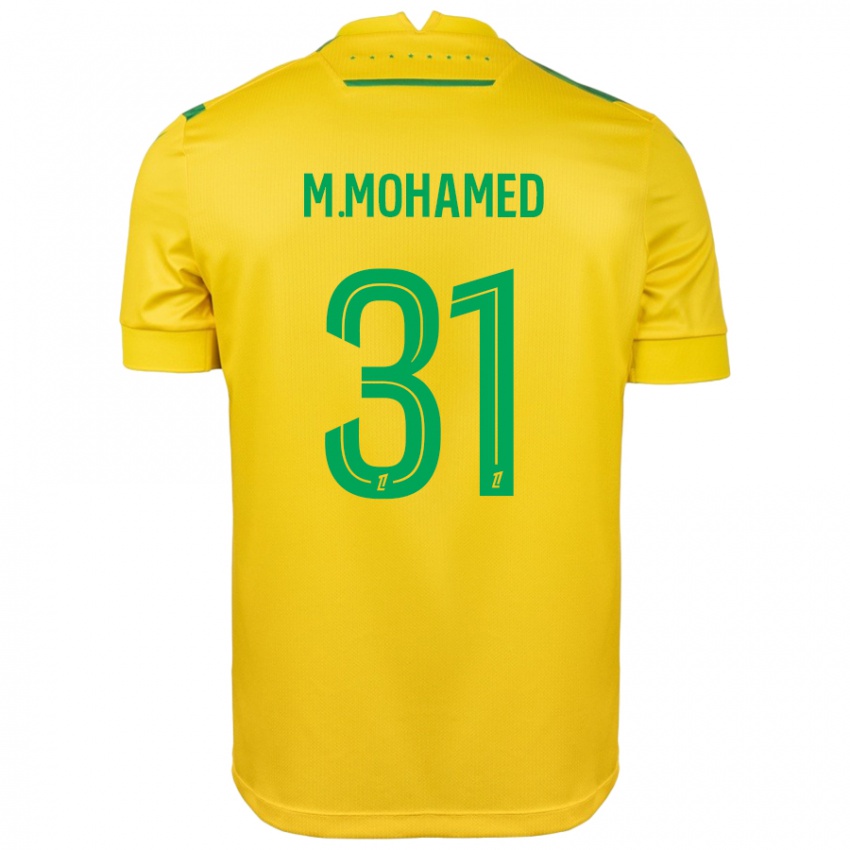 Niño Camiseta Mostafa Mohamed #31 Amarillo Verde 1ª Equipación 2024/25 La Camisa Argentina