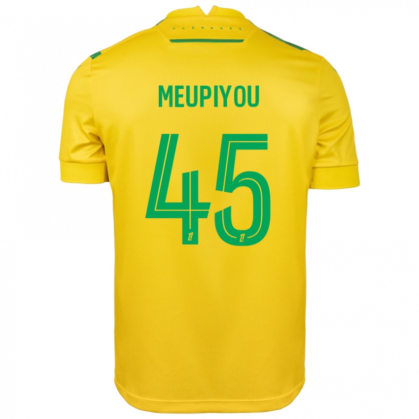 Niño Camiseta Bastien Meupiyou #45 Amarillo Verde 1ª Equipación 2024/25 La Camisa Argentina