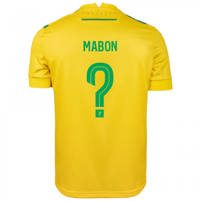 Niño Camiseta Tom Mabon #0 Amarillo Verde 1ª Equipación 2024/25 La Camisa Argentina