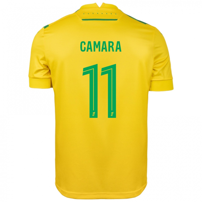 Niño Camiseta Aboubacar Camara #11 Amarillo Verde 1ª Equipación 2024/25 La Camisa Argentina