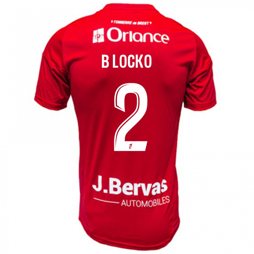 Niño Camiseta Bradley Locko #2 Rojo Blanco 1ª Equipación 2024/25 La Camisa Argentina