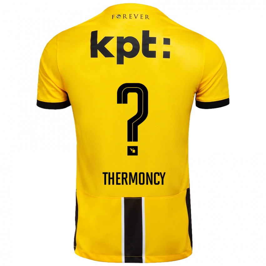 Niño Camiseta Keeto Thermoncy #0 Amarillo Negro 1ª Equipación 2024/25 La Camisa Argentina