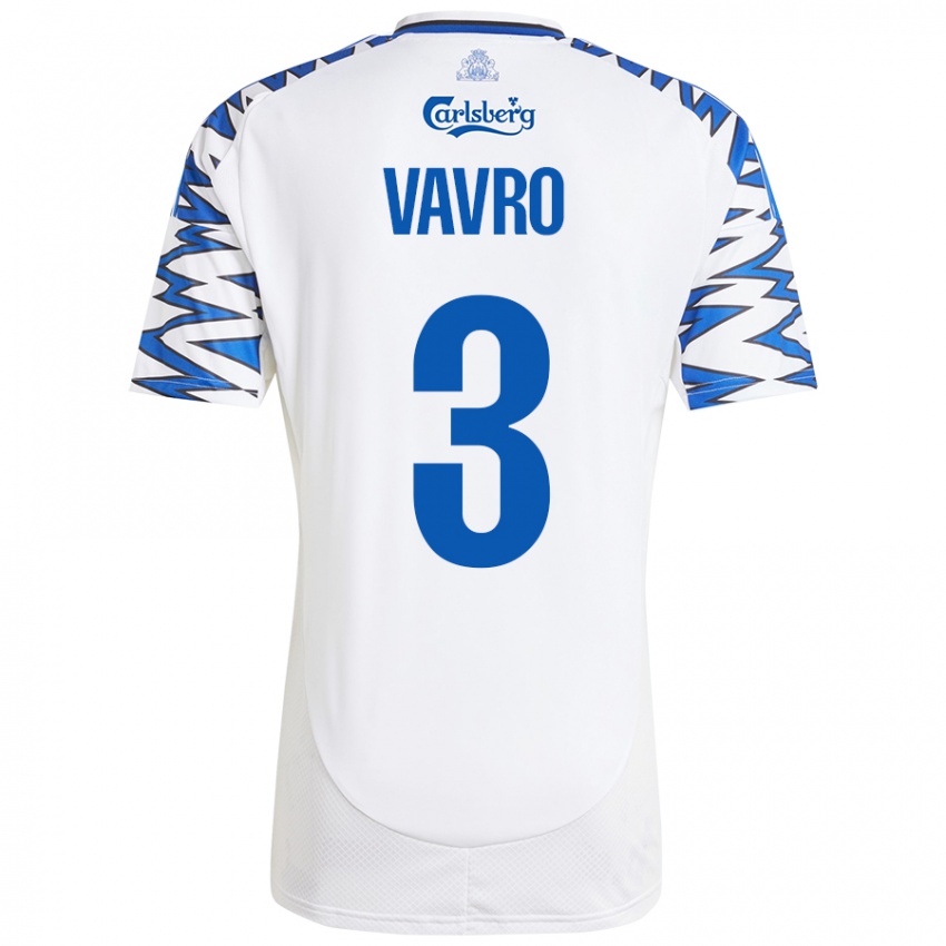 Niño Camiseta Denis Vavro #3 Blanco Azul Cielo 1ª Equipación 2024/25 La Camisa Argentina