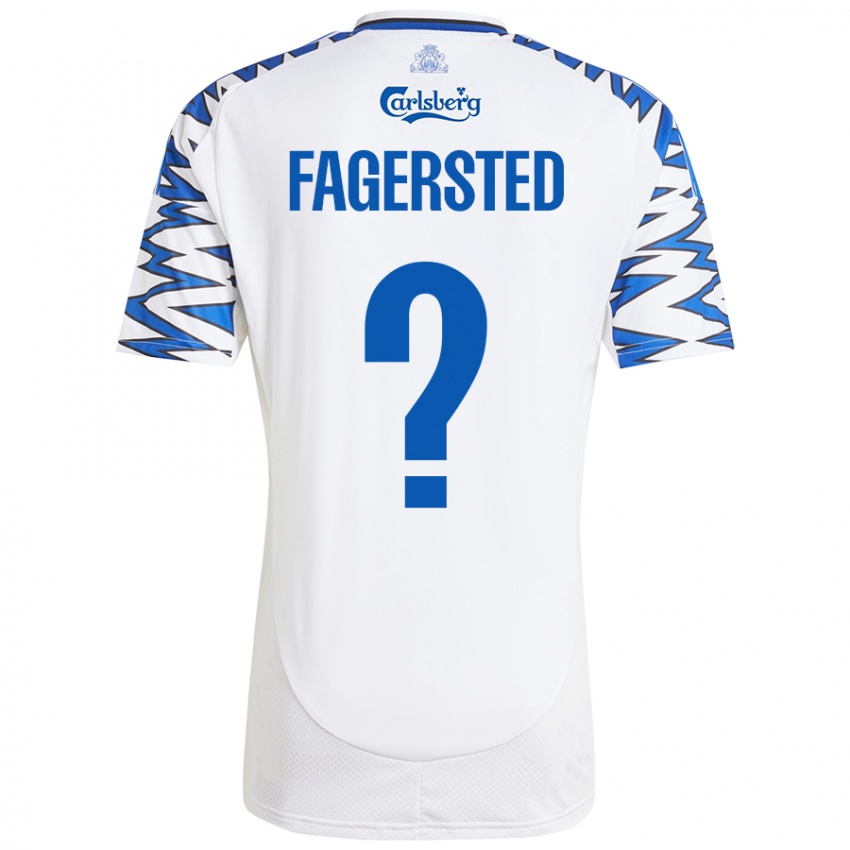 Niño Camiseta Johan Fagersted #0 Blanco Azul Cielo 1ª Equipación 2024/25 La Camisa Argentina