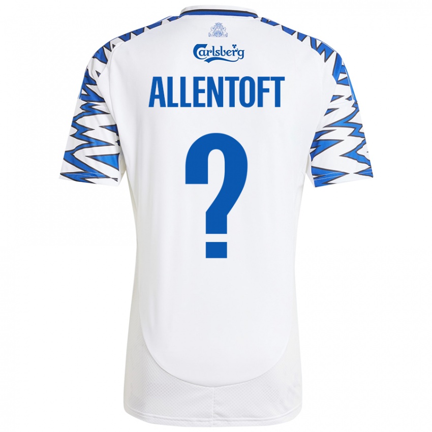 Niño Camiseta Philip Allentoft #0 Blanco Azul Cielo 1ª Equipación 2024/25 La Camisa Argentina