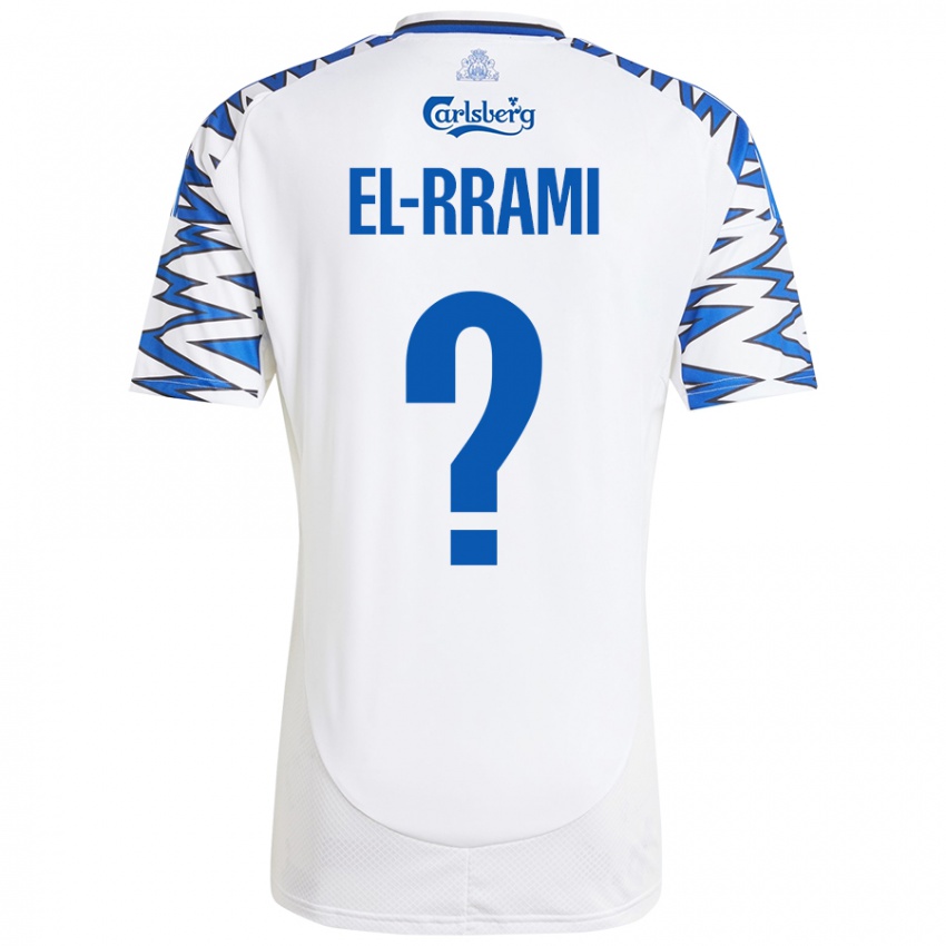 Niño Camiseta Jamil El-Rrami #0 Blanco Azul Cielo 1ª Equipación 2024/25 La Camisa Argentina