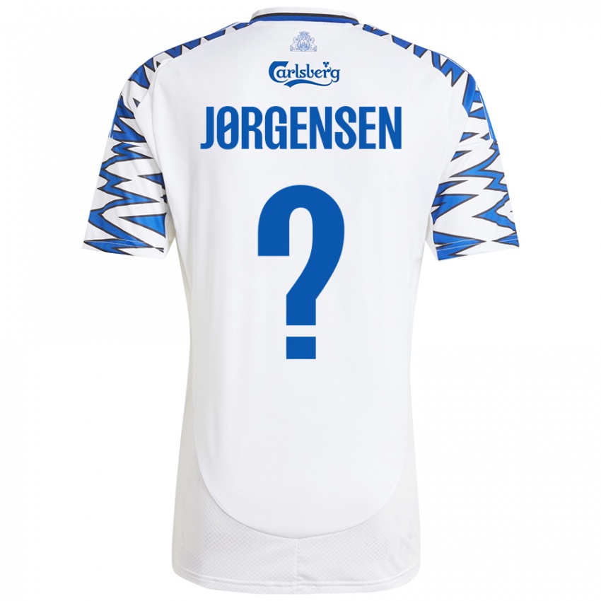 Niño Camiseta Mads Jørgensen #0 Blanco Azul Cielo 1ª Equipación 2024/25 La Camisa Argentina