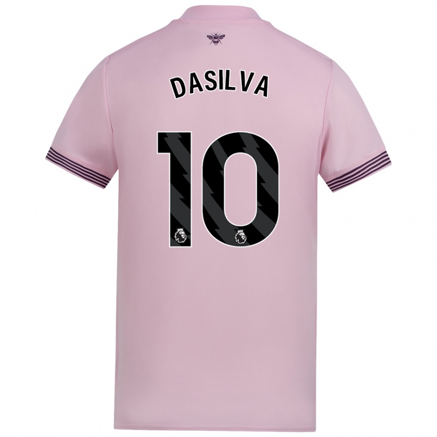 Niño Camiseta Josh Dasilva #10 Rosa 2ª Equipación 2024/25 La Camisa Argentina