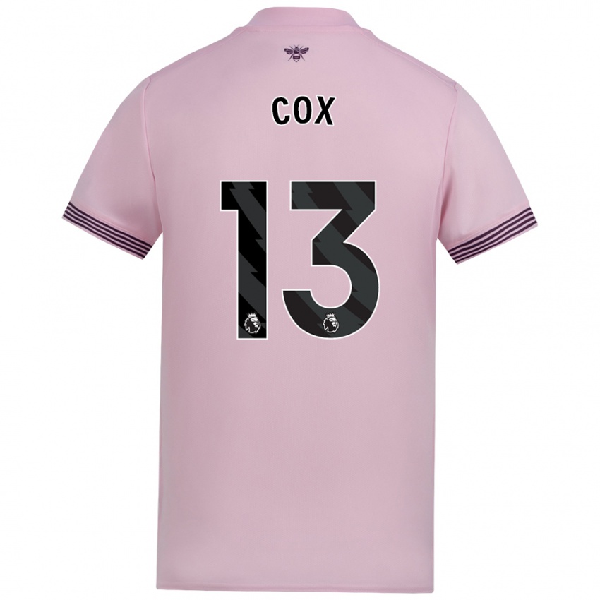 Niño Camiseta Matthew Cox #13 Rosa 2ª Equipación 2024/25 La Camisa Argentina