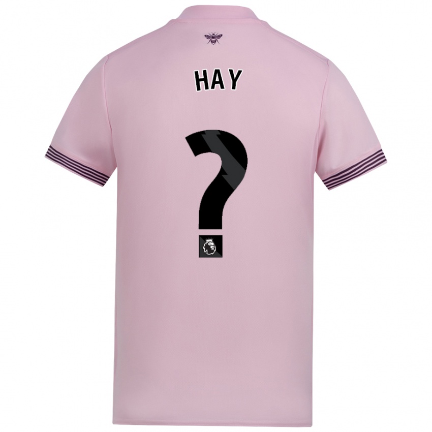 Niño Camiseta Ashley Hay #0 Rosa 2ª Equipación 2024/25 La Camisa Argentina