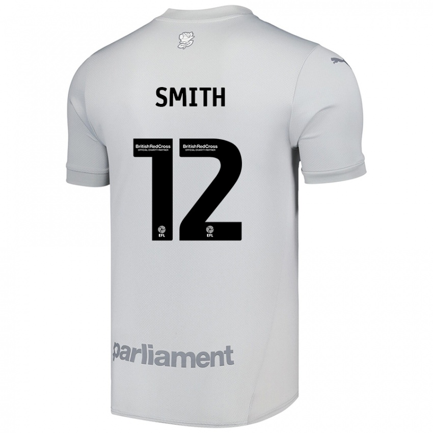 Niño Camiseta Jackson Smith #12 Gris Plata 2ª Equipación 2024/25 La Camisa Argentina