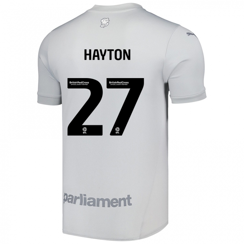 Niño Camiseta Adam Hayton #27 Gris Plata 2ª Equipación 2024/25 La Camisa Argentina