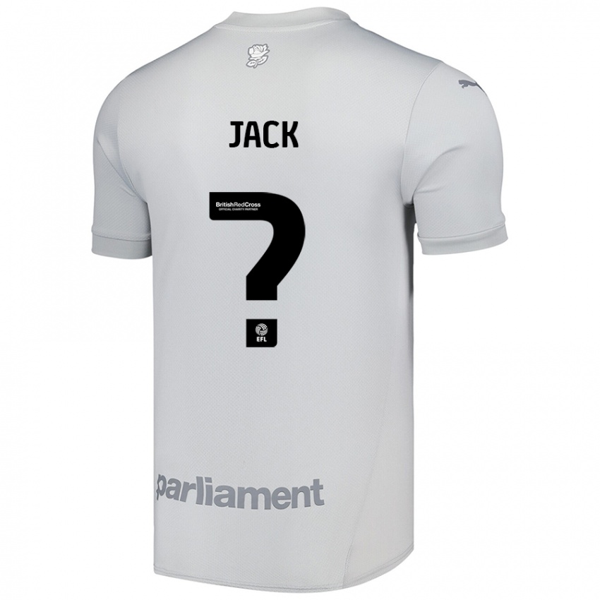 Niño Camiseta Jack Woodcock #0 Gris Plata 2ª Equipación 2024/25 La Camisa Argentina