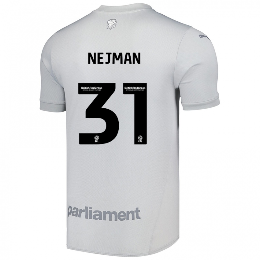 Niño Camiseta Harrison Nejman #31 Gris Plata 2ª Equipación 2024/25 La Camisa Argentina