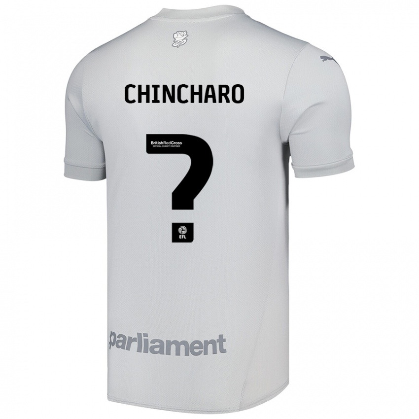 Niño Camiseta Victoria Chincharo #0 Gris Plata 2ª Equipación 2024/25 La Camisa Argentina