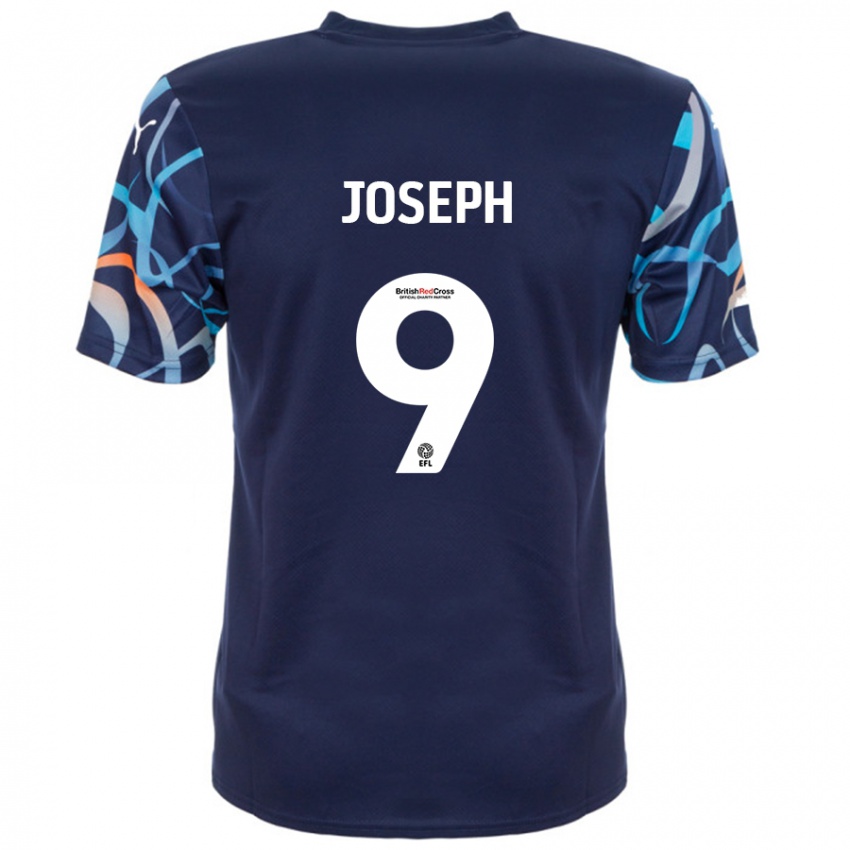 Niño Camiseta Kyle Joseph #9 Azul Marino 2ª Equipación 2024/25 La Camisa Argentina