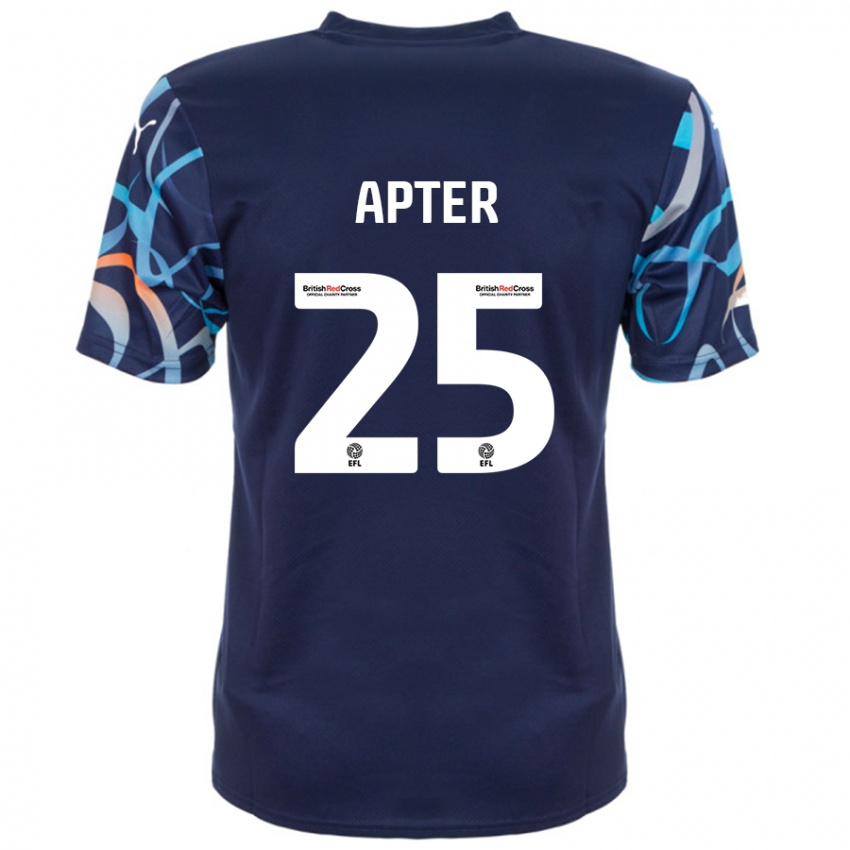 Niño Camiseta Rob Apter #25 Azul Marino 2ª Equipación 2024/25 La Camisa Argentina