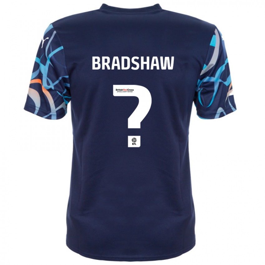 Niño Camiseta Ashleigh Bradshaw #0 Azul Marino 2ª Equipación 2024/25 La Camisa Argentina