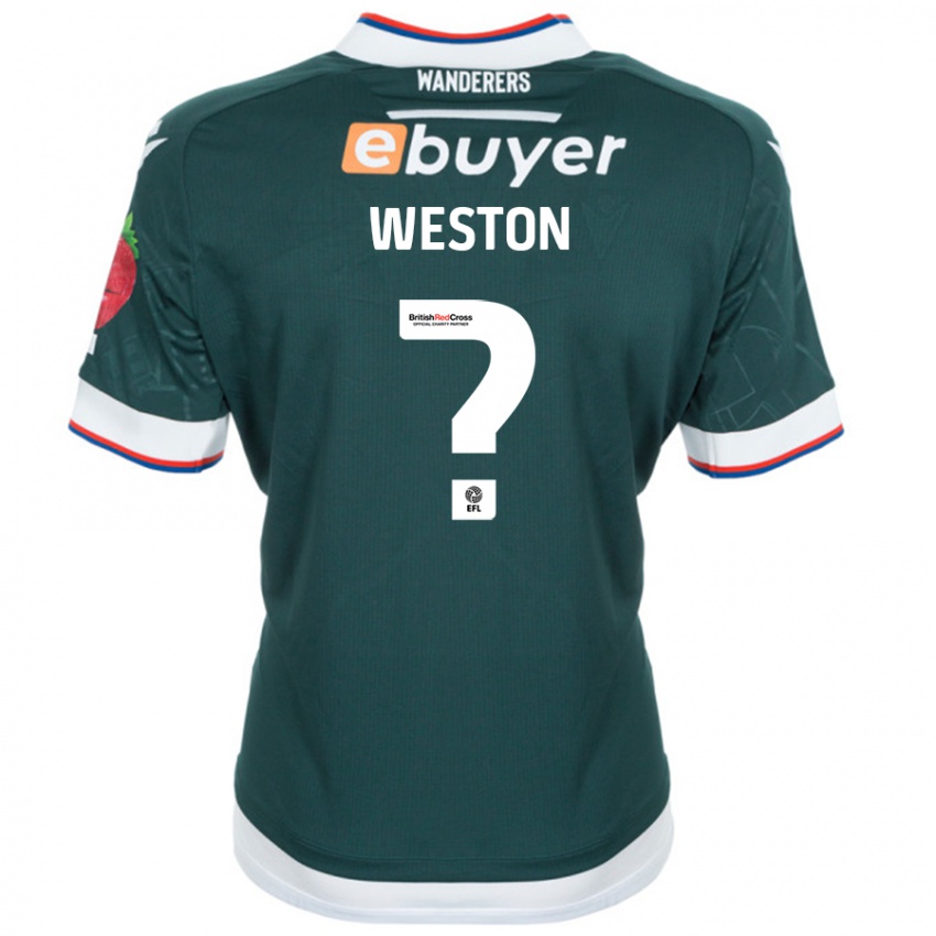 Niño Camiseta Ajay Weston #0 Verde Oscuro 2ª Equipación 2024/25 La Camisa Argentina