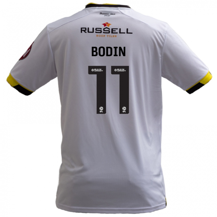 Niño Camiseta Billy Bodin #11 Blanco 2ª Equipación 2024/25 La Camisa Argentina