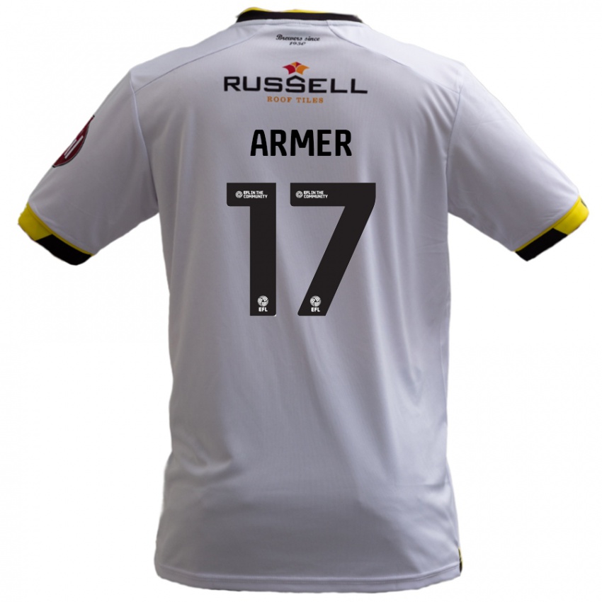 Niño Camiseta Jack Armer #17 Blanco 2ª Equipación 2024/25 La Camisa Argentina