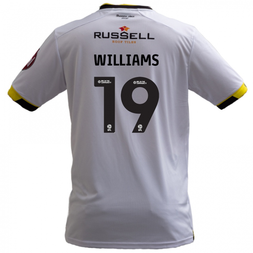 Niño Camiseta Dylan Williams #19 Blanco 2ª Equipación 2024/25 La Camisa Argentina