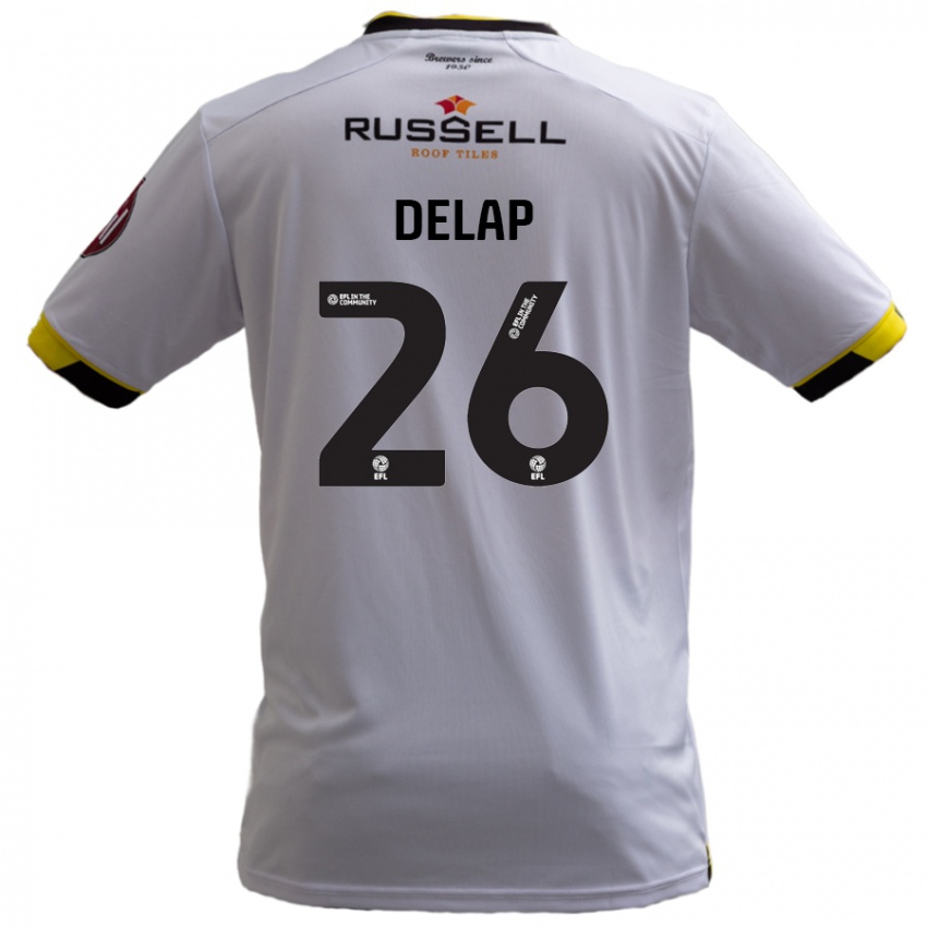 Niño Camiseta Finn Delap #26 Blanco 2ª Equipación 2024/25 La Camisa Argentina