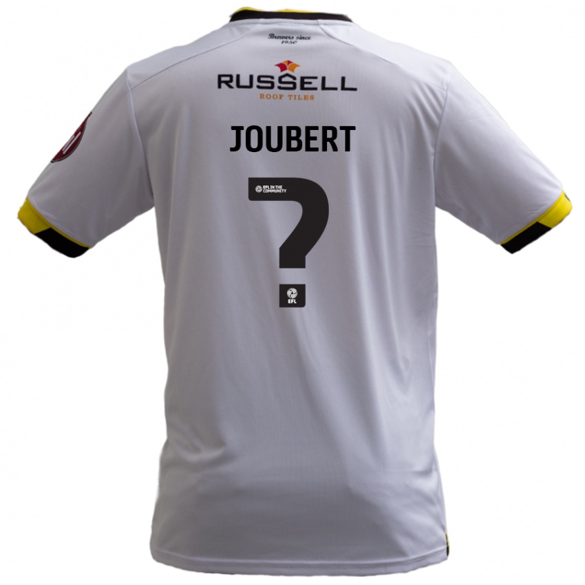 Niño Camiseta Lucas Joubert #0 Blanco 2ª Equipación 2024/25 La Camisa Argentina