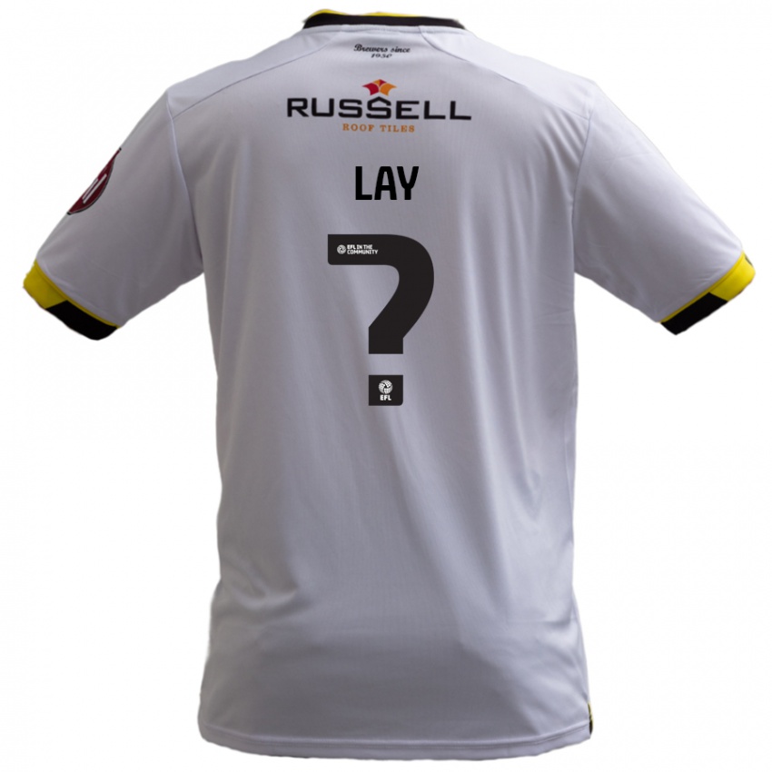 Niño Camiseta Matty Lay #0 Blanco 2ª Equipación 2024/25 La Camisa Argentina