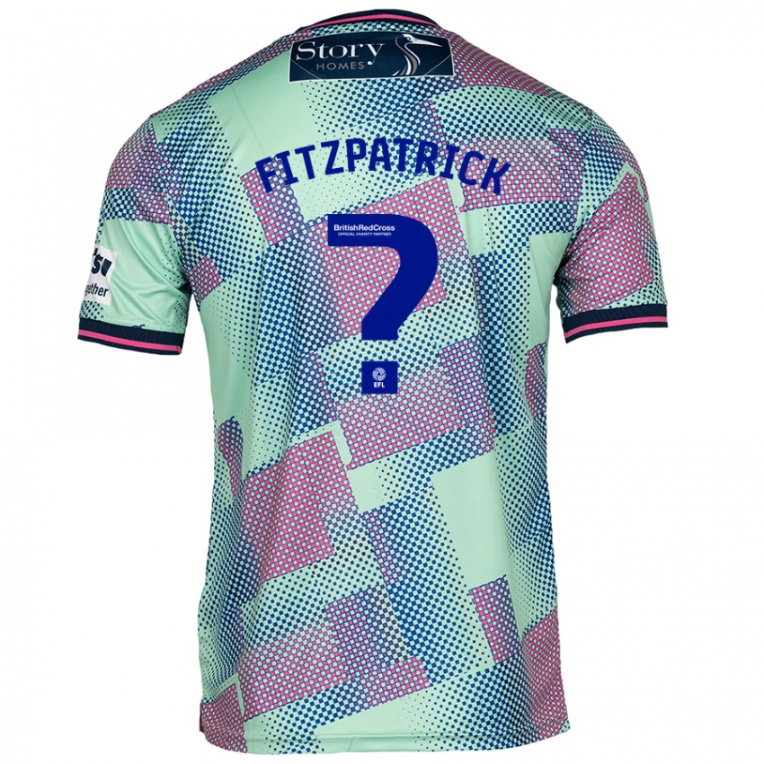 Niño Camiseta Aran Fitzpatrick #0 Verde 2ª Equipación 2024/25 La Camisa Argentina