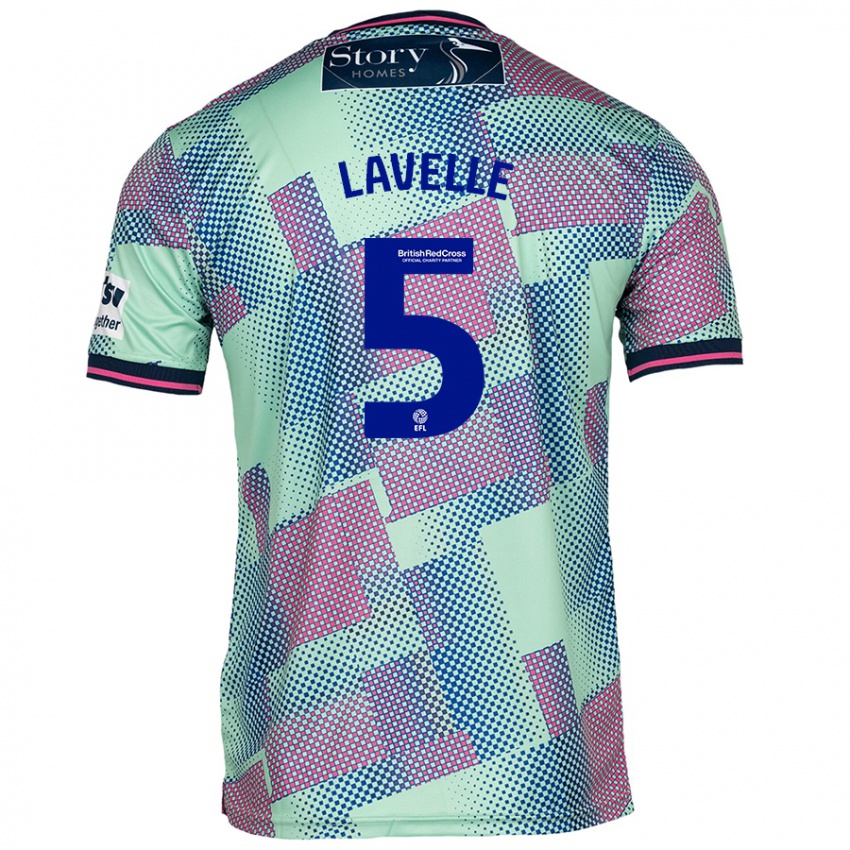 Niño Camiseta Sam Lavelle #5 Verde 2ª Equipación 2024/25 La Camisa Argentina