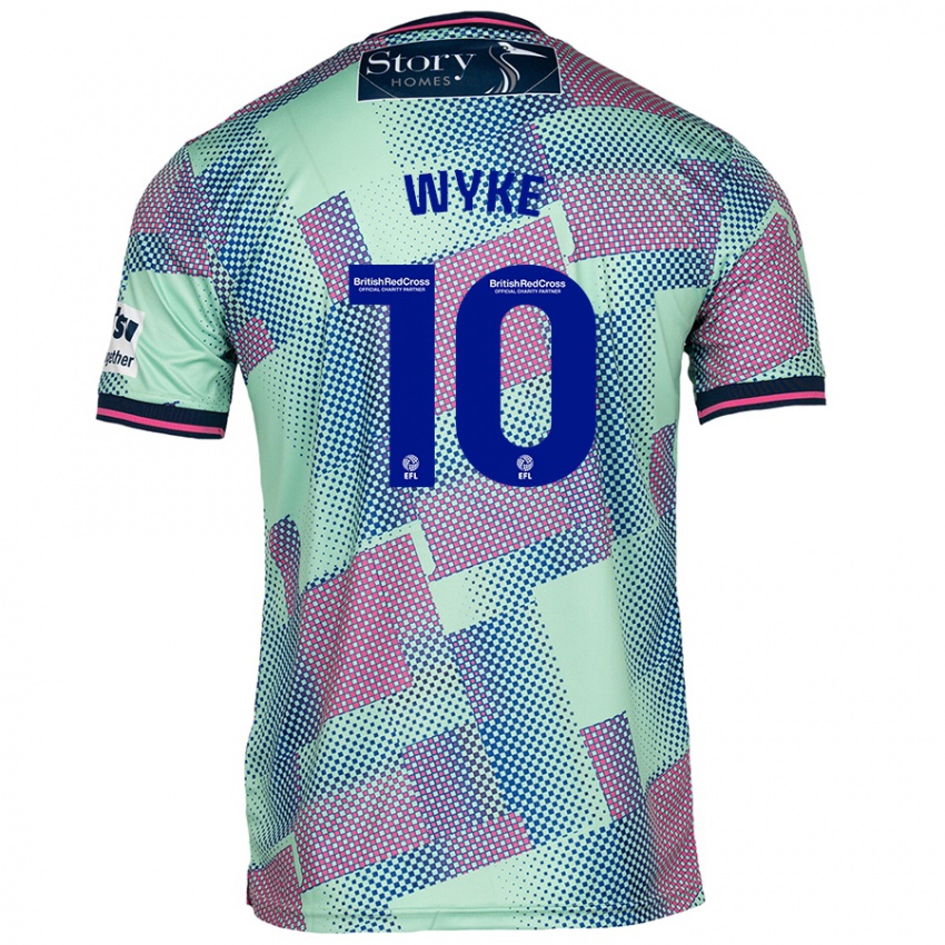 Niño Camiseta Charlie Wyke #10 Verde 2ª Equipación 2024/25 La Camisa Argentina