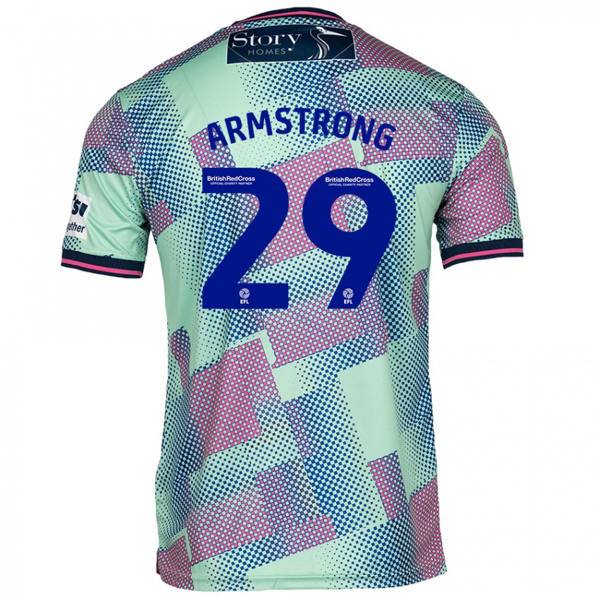 Niño Camiseta Luke Armstrong #29 Verde 2ª Equipación 2024/25 La Camisa Argentina