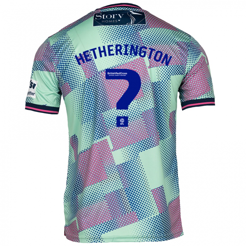 Niño Camiseta Sam Hetherington #0 Verde 2ª Equipación 2024/25 La Camisa Argentina