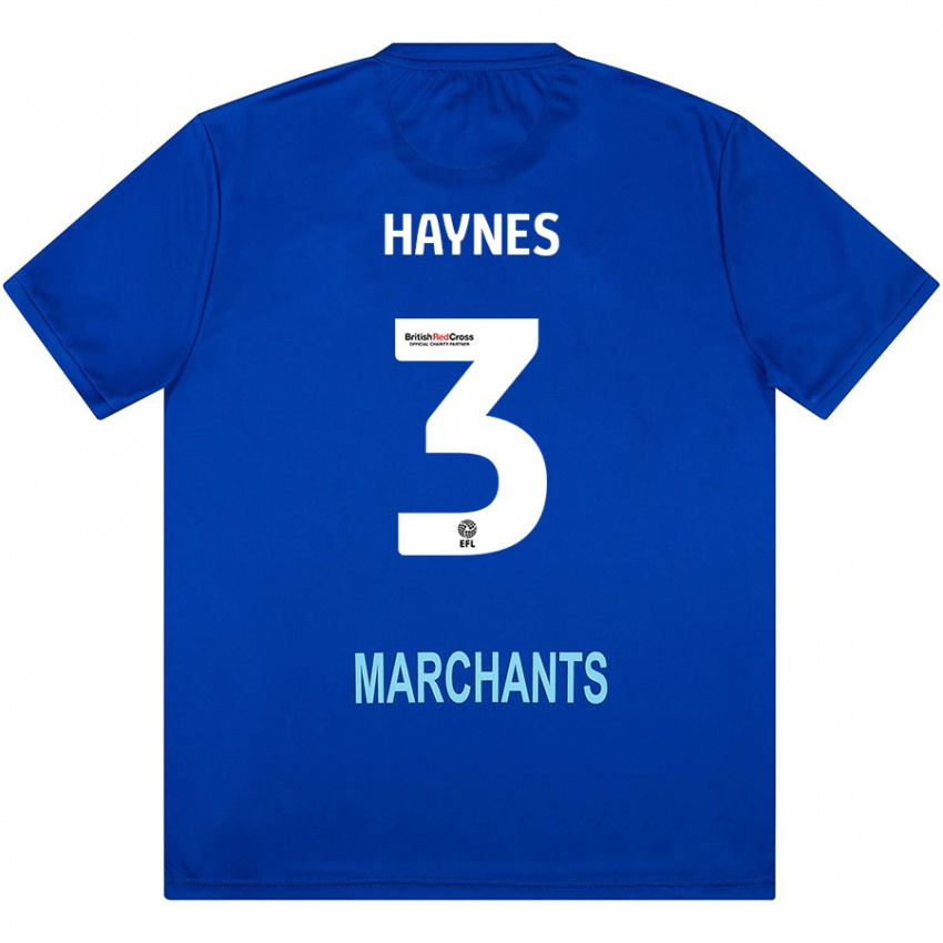 Niño Camiseta Ryan Haynes #3 Verde 2ª Equipación 2024/25 La Camisa Argentina