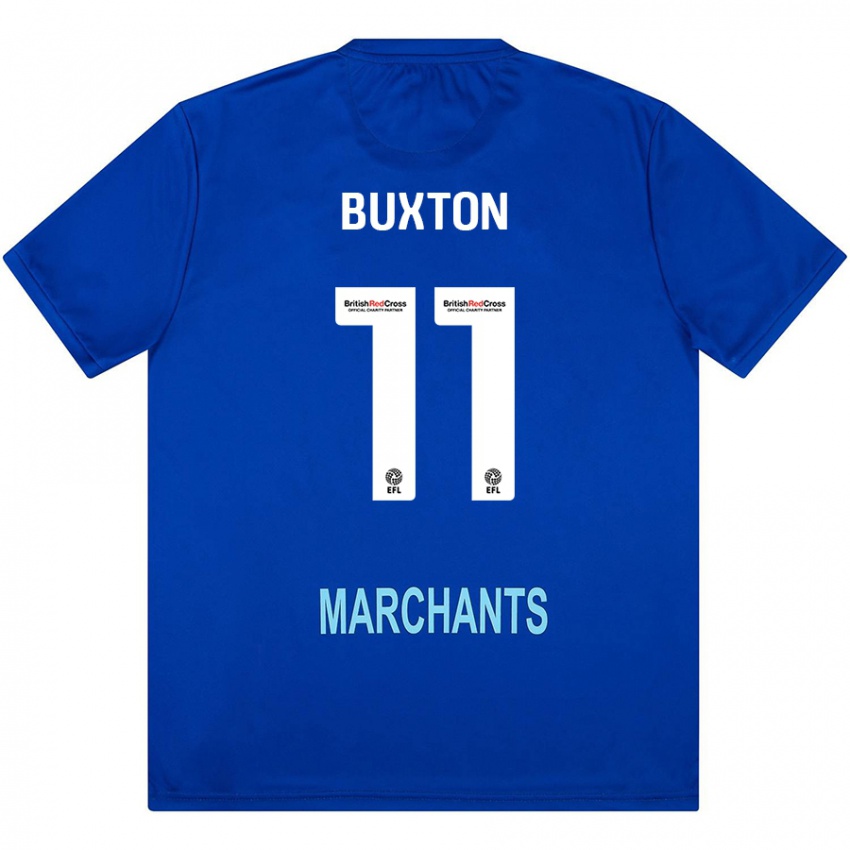 Niño Camiseta Charlotte Buxton #11 Verde 2ª Equipación 2024/25 La Camisa Argentina