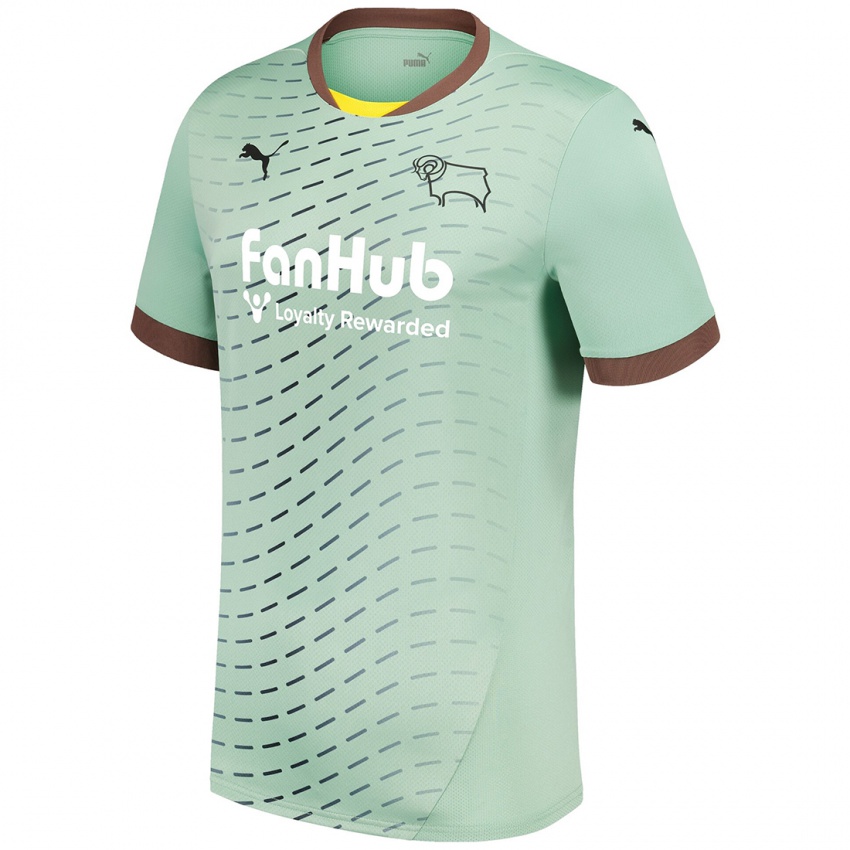 Niño Camiseta Jake Rooney #21 Verde Pálido 2ª Equipación 2024/25 La Camisa Argentina