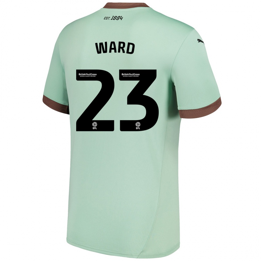 Niño Camiseta Joe Ward #23 Verde Pálido 2ª Equipación 2024/25 La Camisa Argentina