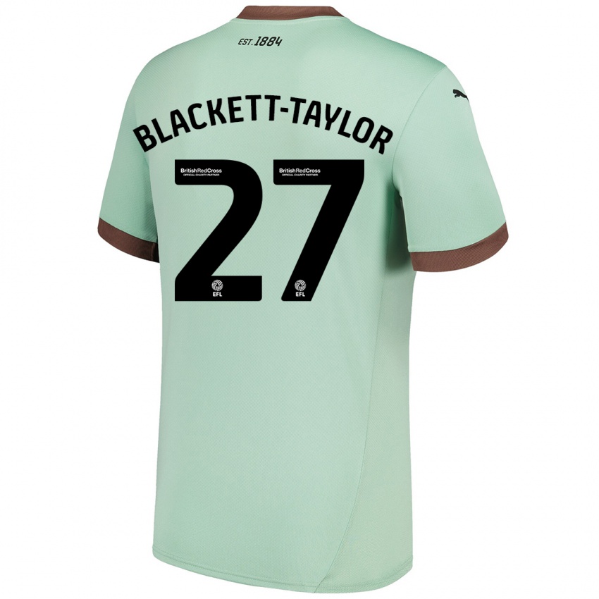 Niño Camiseta Corey Blackett-Taylor #27 Verde Pálido 2ª Equipación 2024/25 La Camisa Argentina