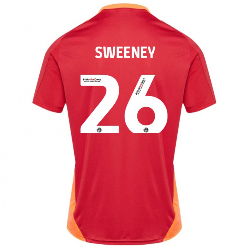 Niño Camiseta Pierce Sweeney #26 Azul Blanquecino 2ª Equipación 2024/25 La Camisa Argentina